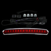 Custom Dynamics Tour-Pak® lid light - Chrome red lens