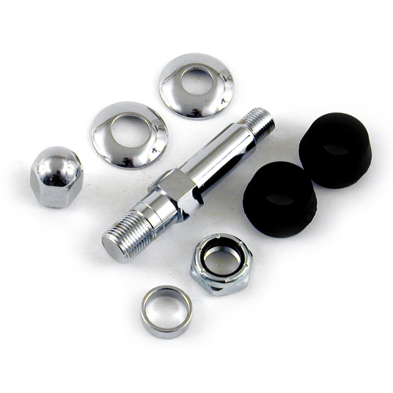 MCS Lower shock stud kit chrome