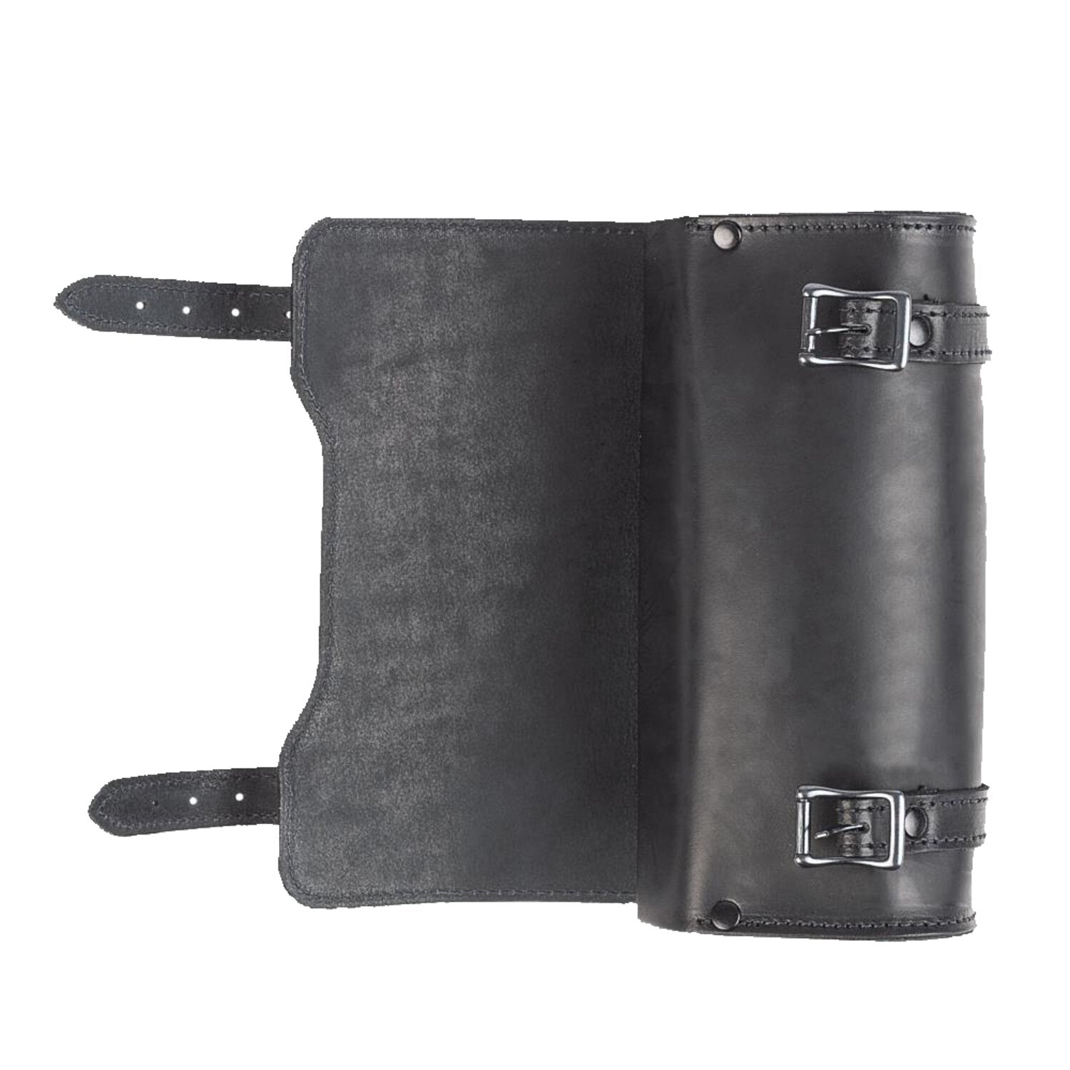 MCS 'square' leather tool bag black