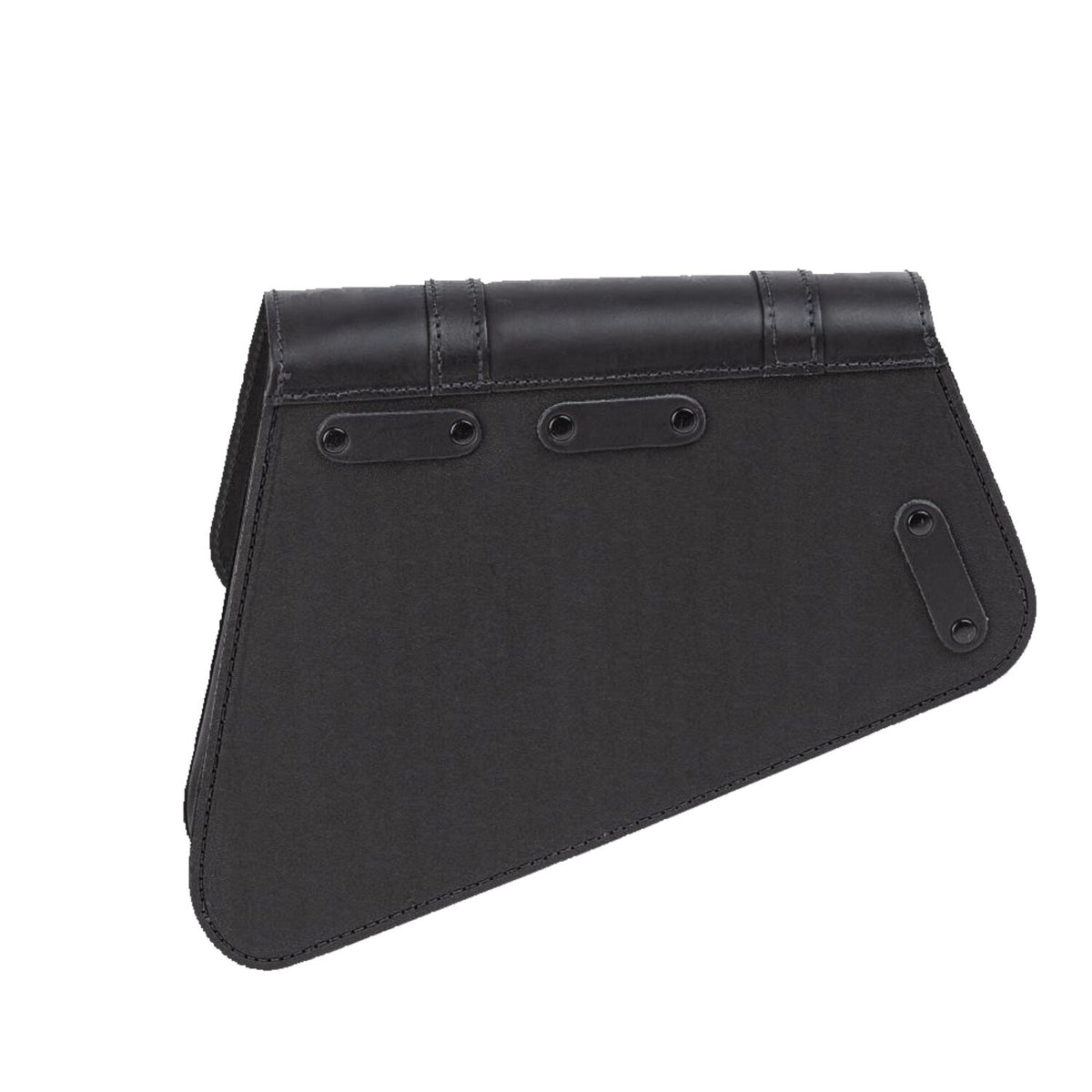 MCS leather swingarm bag left 6.5 liter - Black