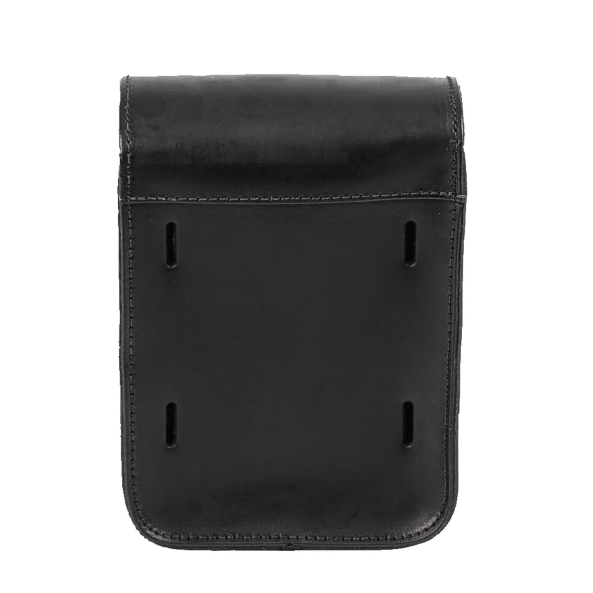 MCS full leather sissy bar bag - Black
