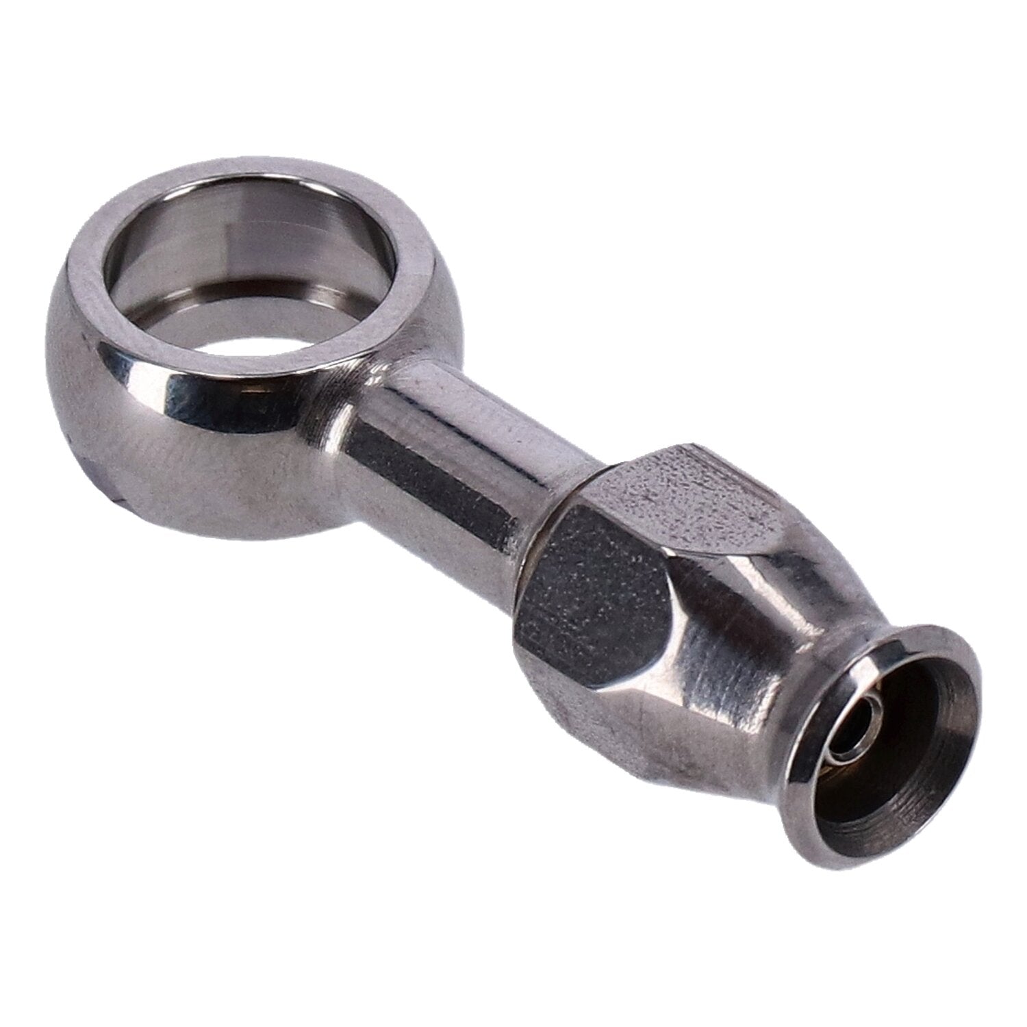 Goodridge 7/16" (11mm) banjo fitting straight - Stainless