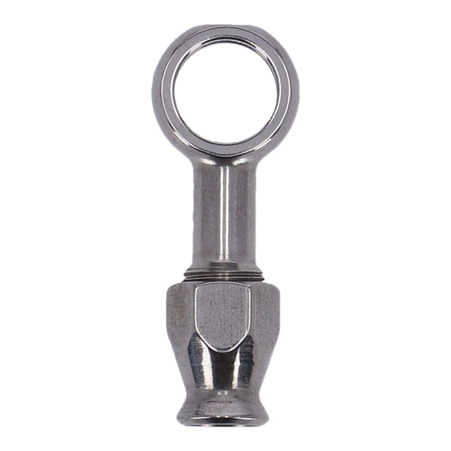 Goodridge 7/16" (11mm) banjo fitting straight - Stainless