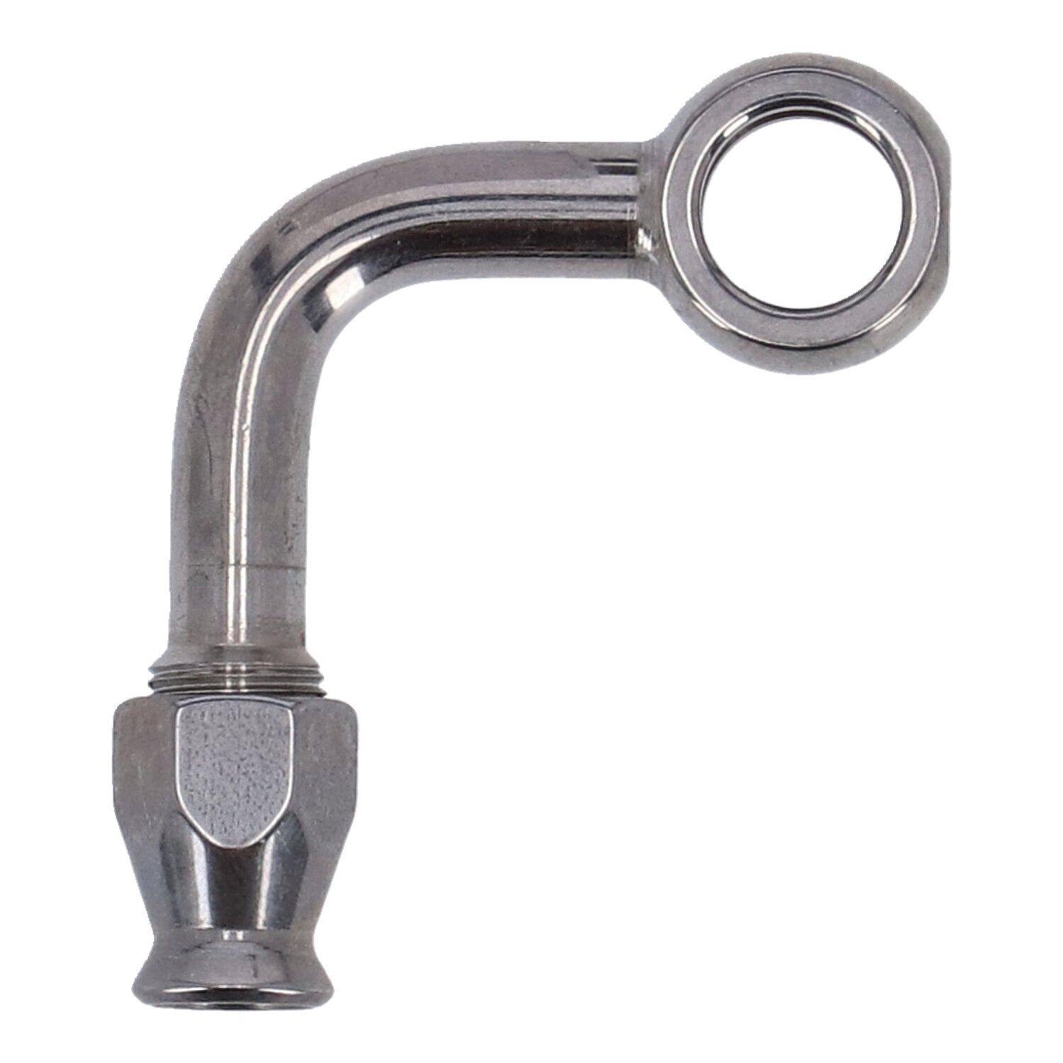 Goodridge 3/8" (10mm) banjo fitting 90 degree side bend
