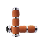 Avon Grips Avon air cushioned grips chrome tan rubber