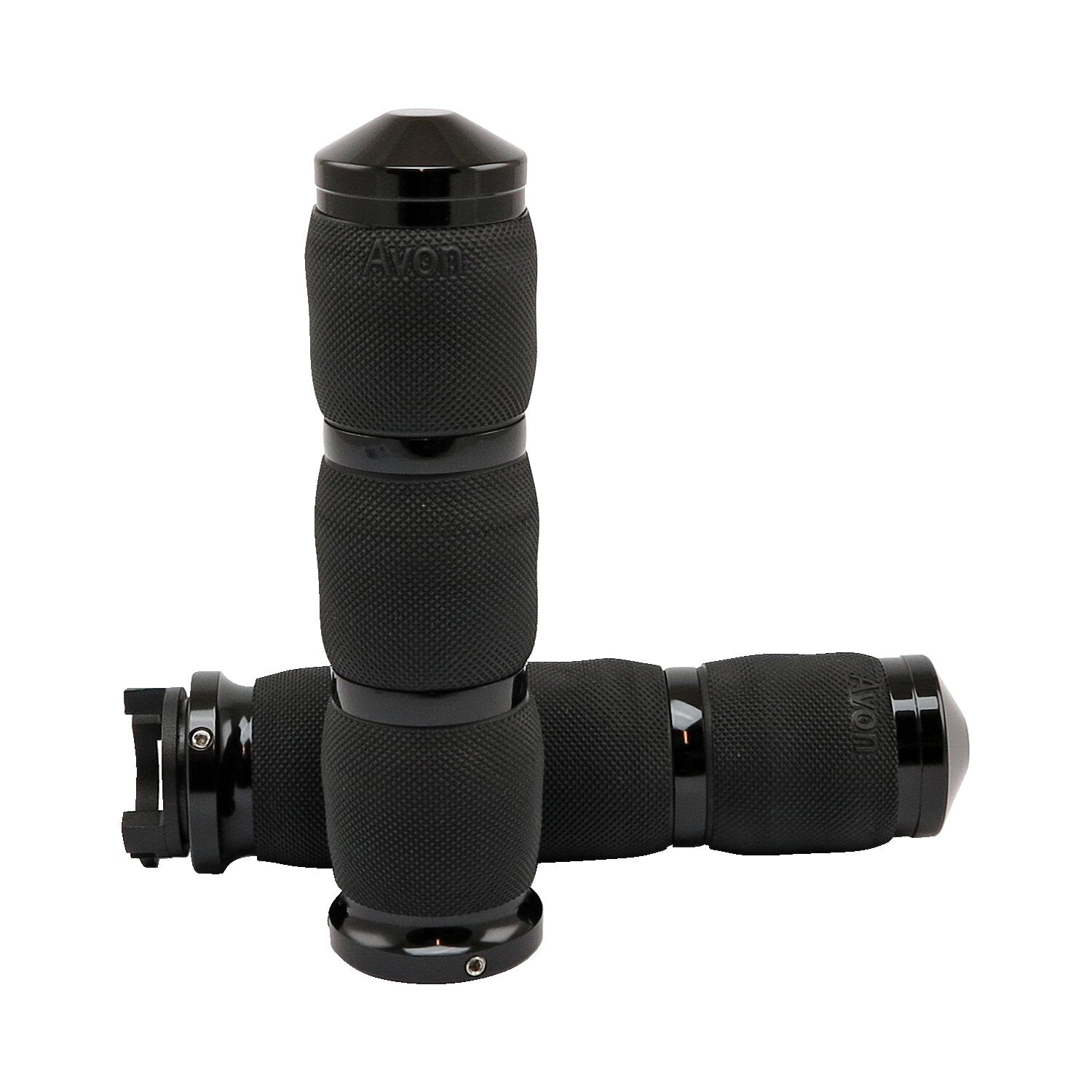 Avon Grips Avon air cushioned grips heated black anodized