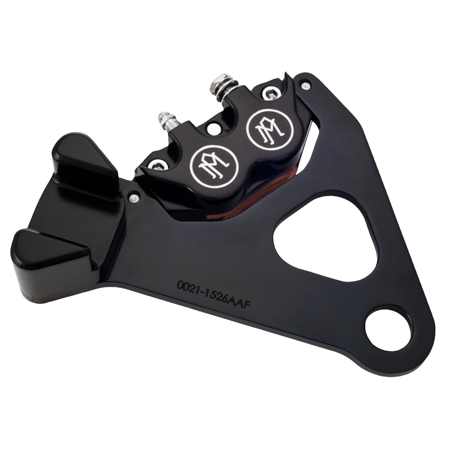 Performance Machine Rear 4-p caliper bracket 11.5" - Black