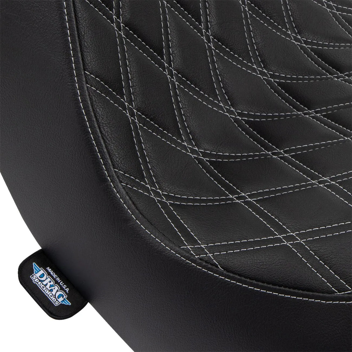 Drag Specialties Predator III 2-Up Seat - Double Diamond - 0802-1493