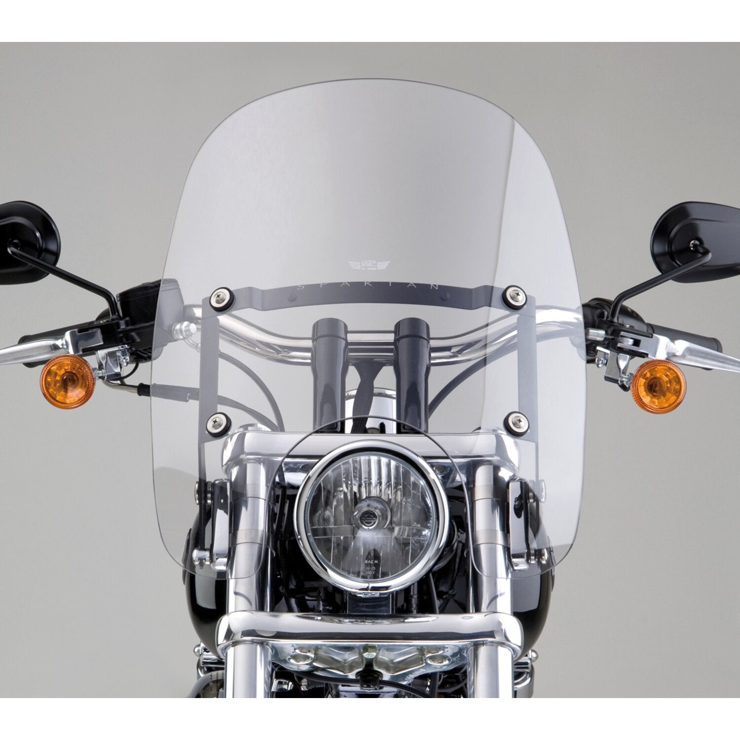 National Cycle Spartan® Quick Release Windshield - Clear 16.25" high