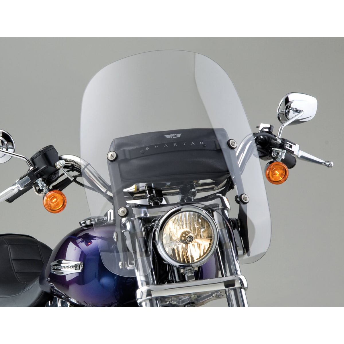 National Cycle Spartan® Quick Release Windshield - Clear 16.25" high