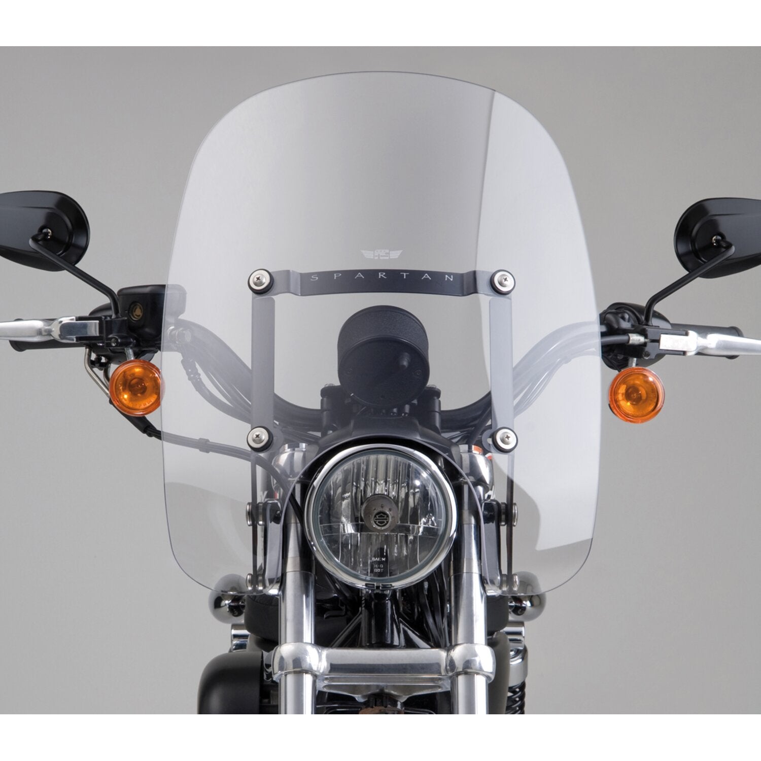 National Cycle Spartan® Quick Release Windshield - Clear 18.50" high