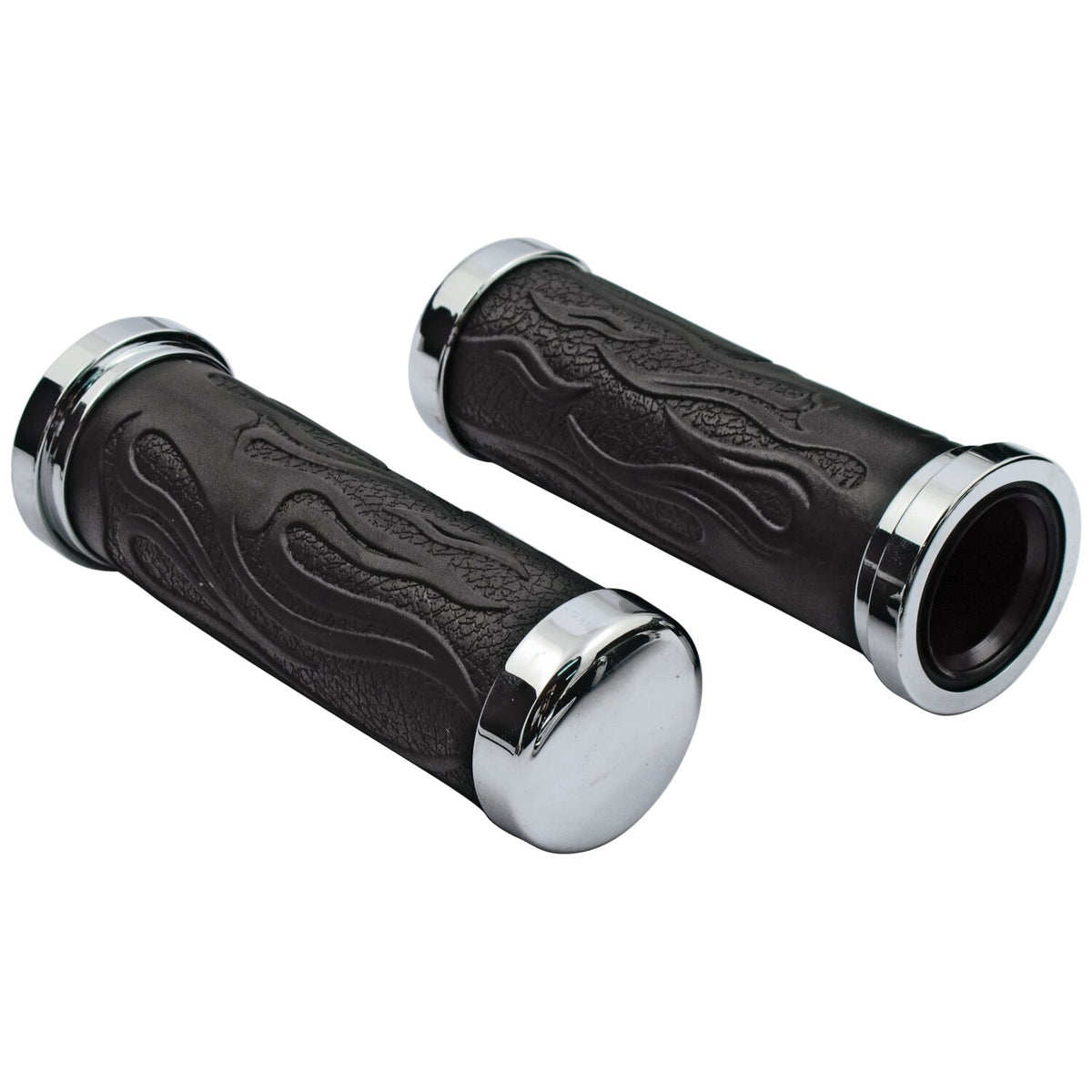 Highway Hawk flamed handlebar grips