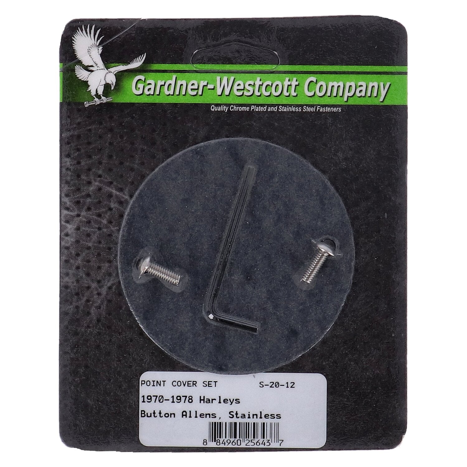 Gardner-Westcott point cover mount kit - Stainless buttonhead allen
