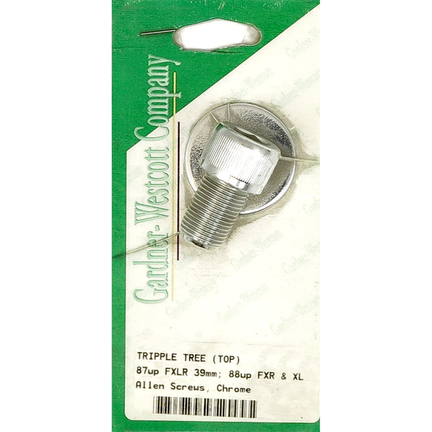 Gardner-Westcott XL Dyna 88-up Fork stem bolt kit - Chrome