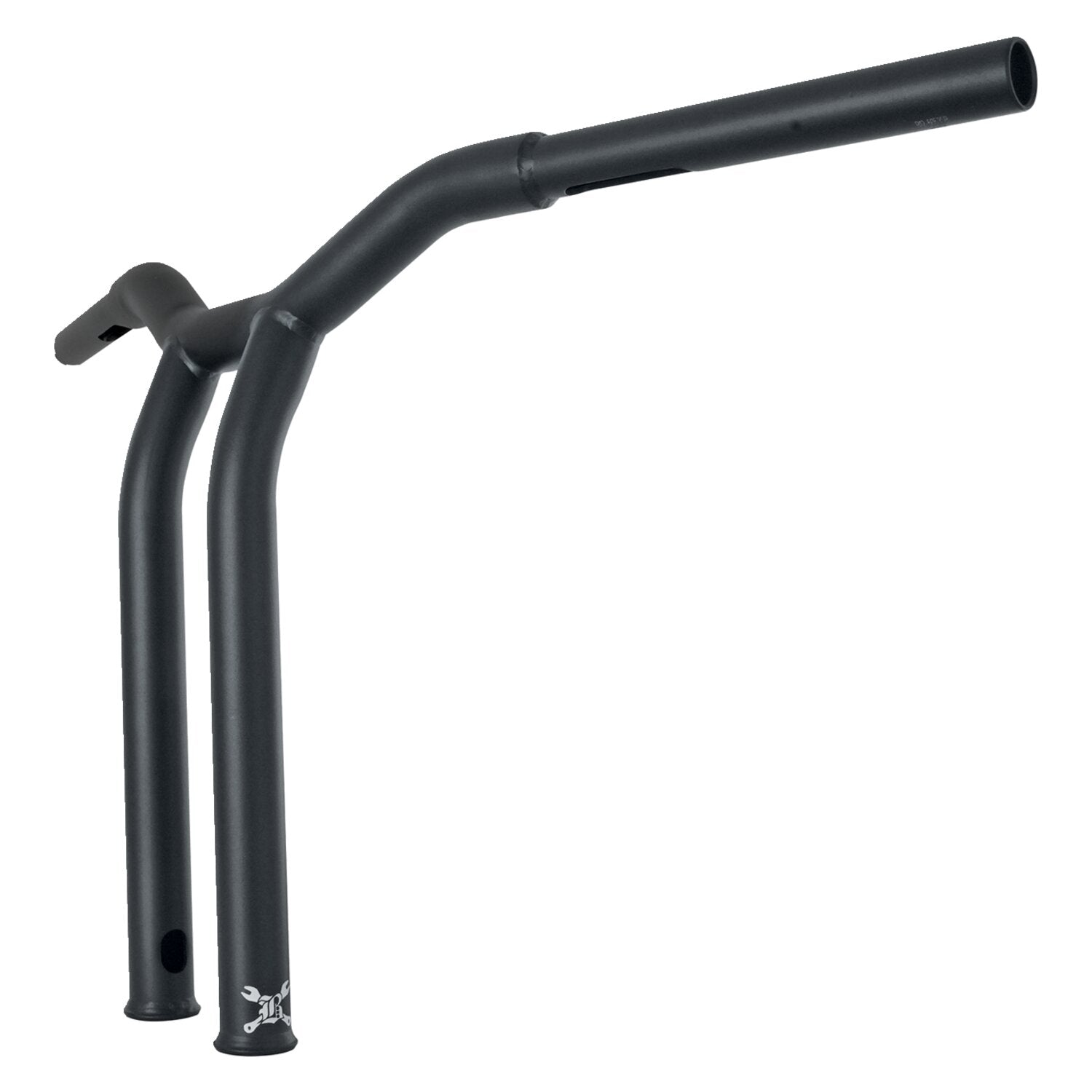 Burly Dominator raked 1-1/4" T-bar 14" rise - Matte black