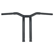 Burly Dominator raked 1-1/4" T-bar 14" rise - Matte black
