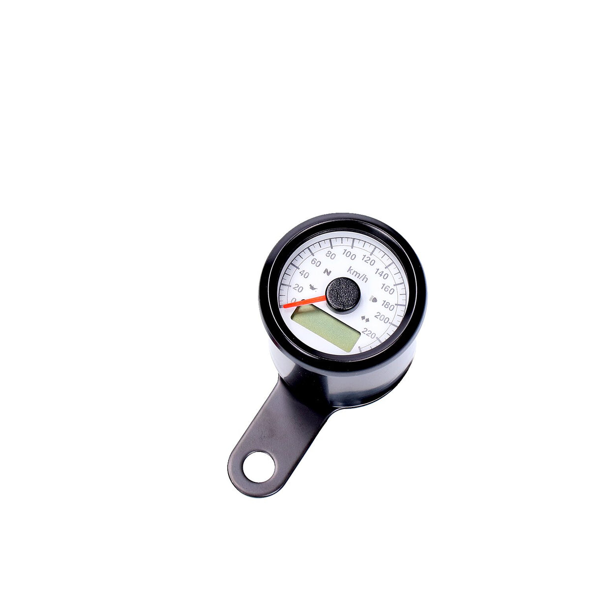 MCS Stoker electronic speedometer 48mm - Black white face