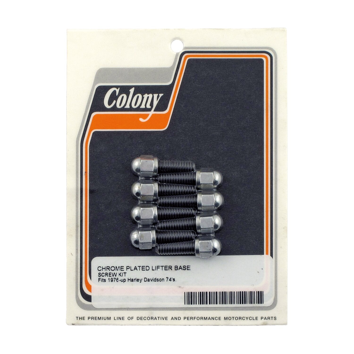 Colony tappet block mount kit - Acorn chrome