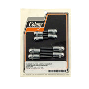 Colony tappet block mount kit - Acorn chrome