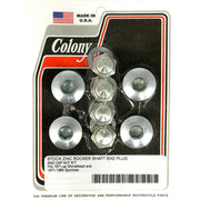 Colony rocker shaft plug & nut kit - Buttonhead - Zinc