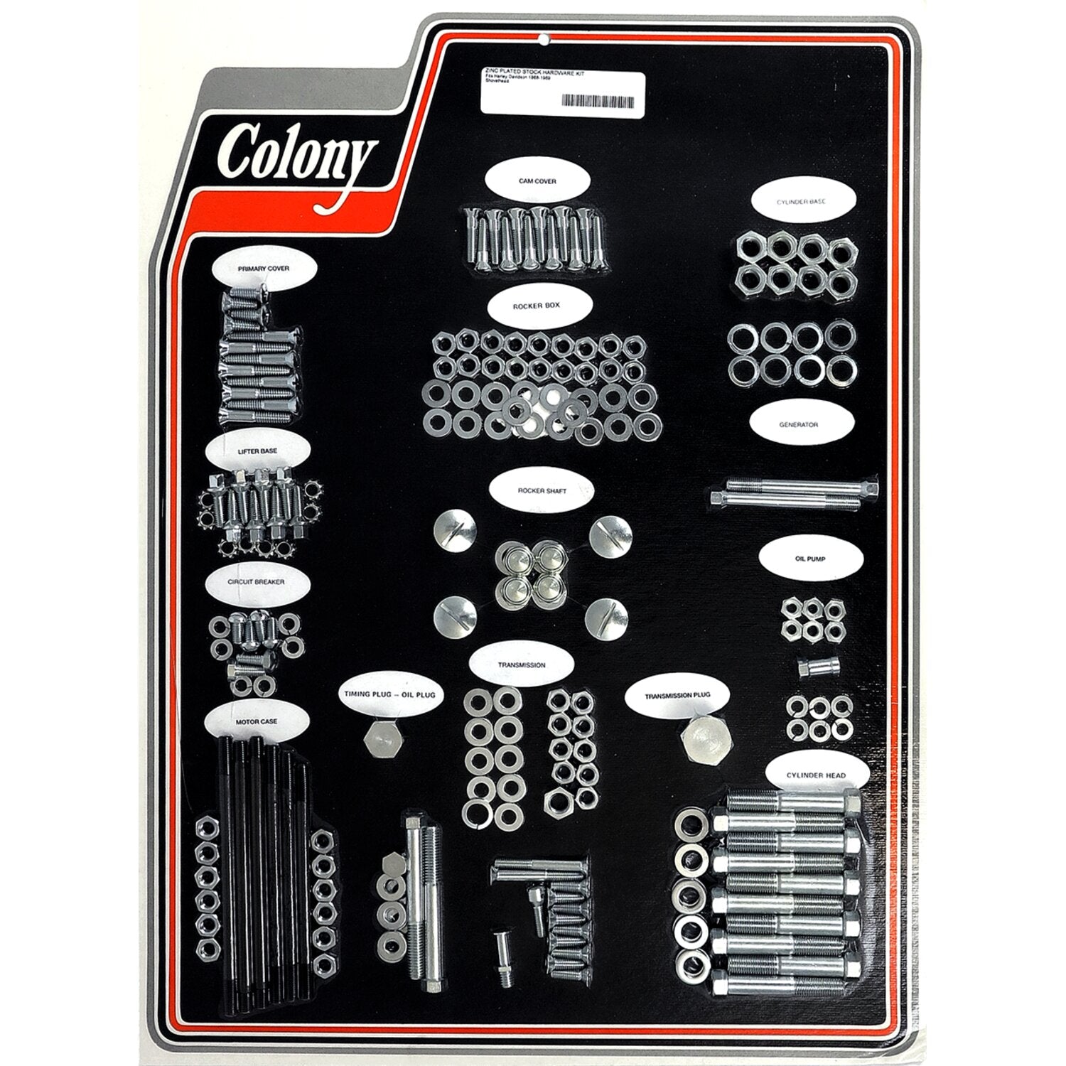 Colony motor screw set