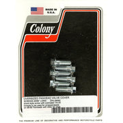 Colony oversized Panhead rocker cover screw set