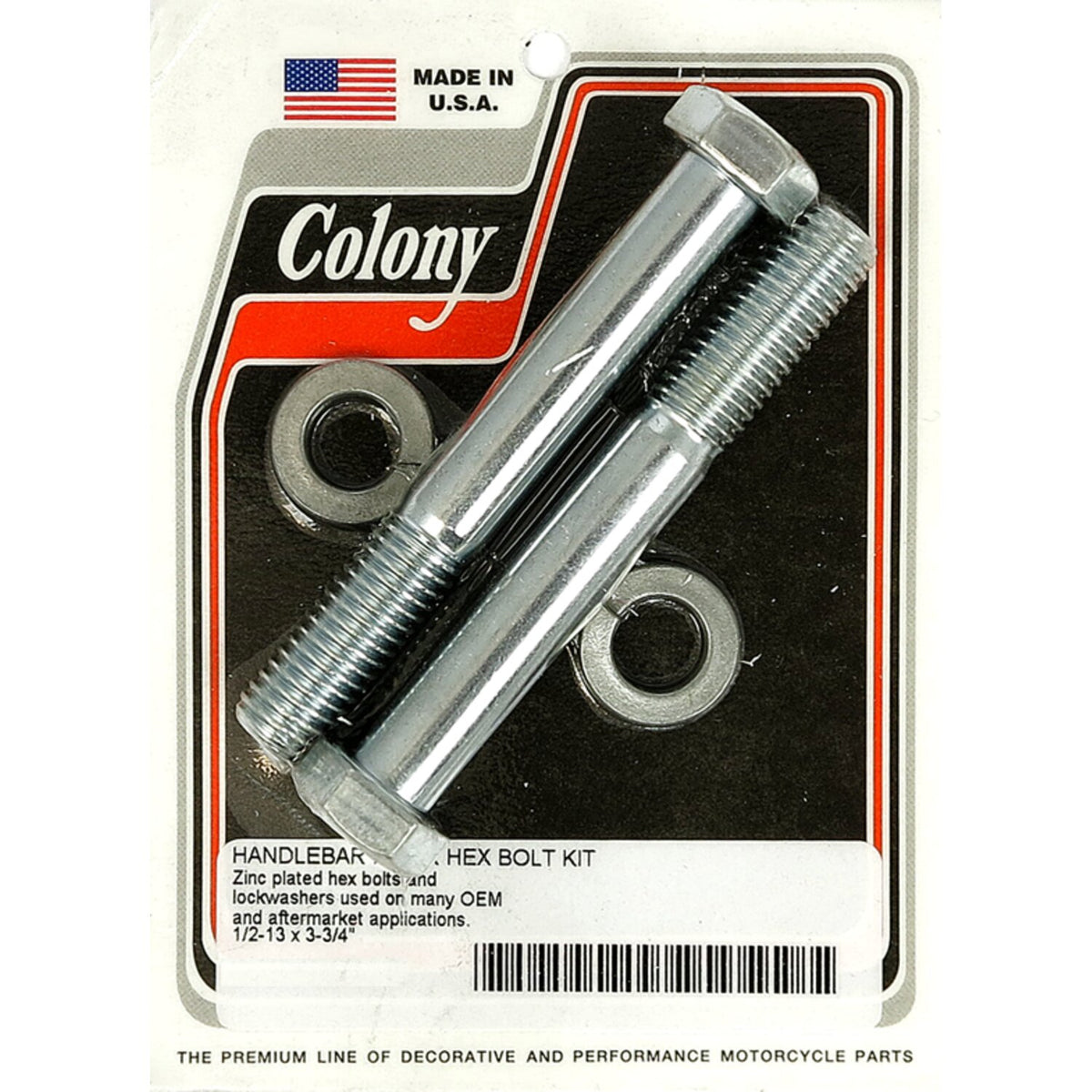 Colony riser bolt set