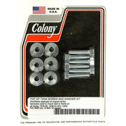 Colony gas tank mount kit - Zinc plated