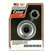 Colony wheel bearing cone seal retainer & nut kit - Zinc