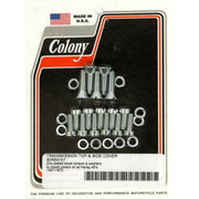 Colony transmission top & side cover screw kit - Zinc