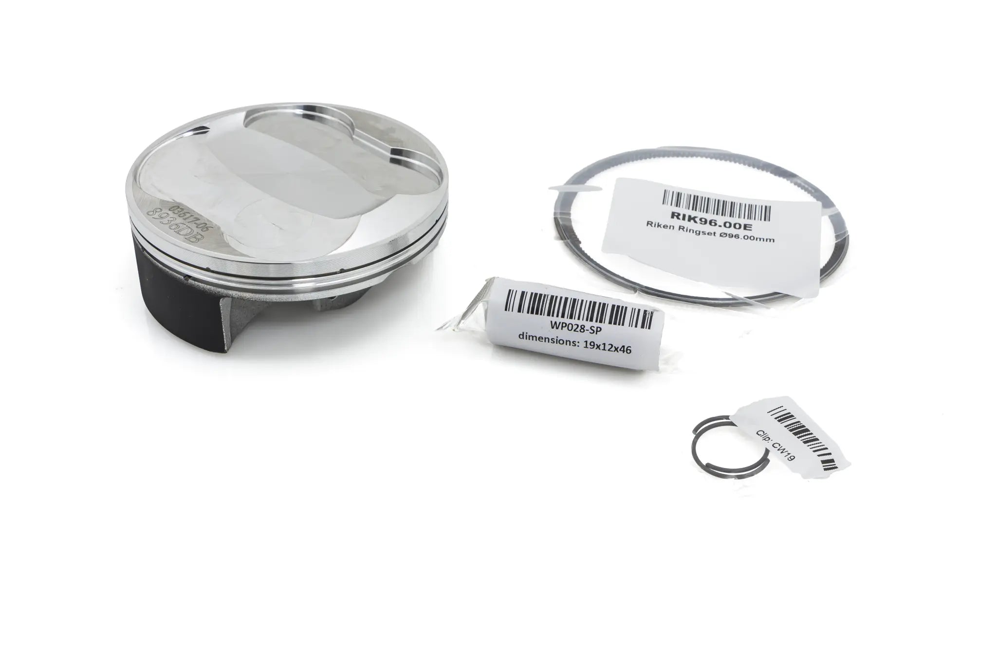 Wossner Premium Series Piston Kit 13.5:1 Compression