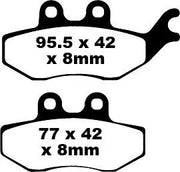 Ebc Fa Series Organic Brake Pads - Front
