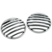 MCS FL turn signal lens grill - Chrome