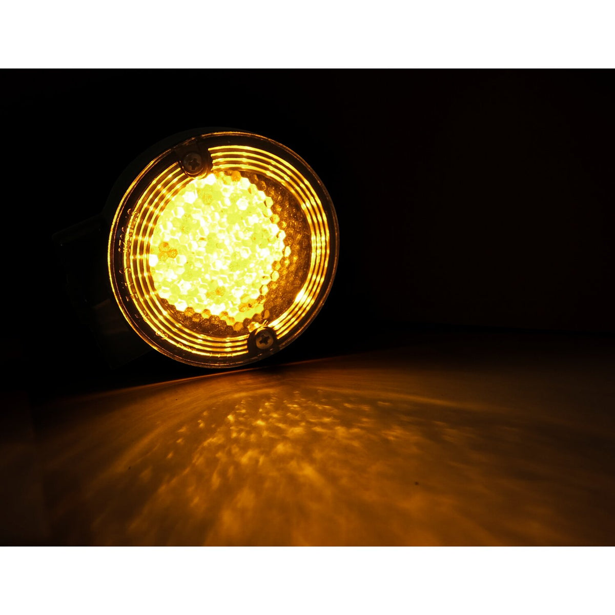 MCS 86-up style FL LED turn signals - Front - gloss black