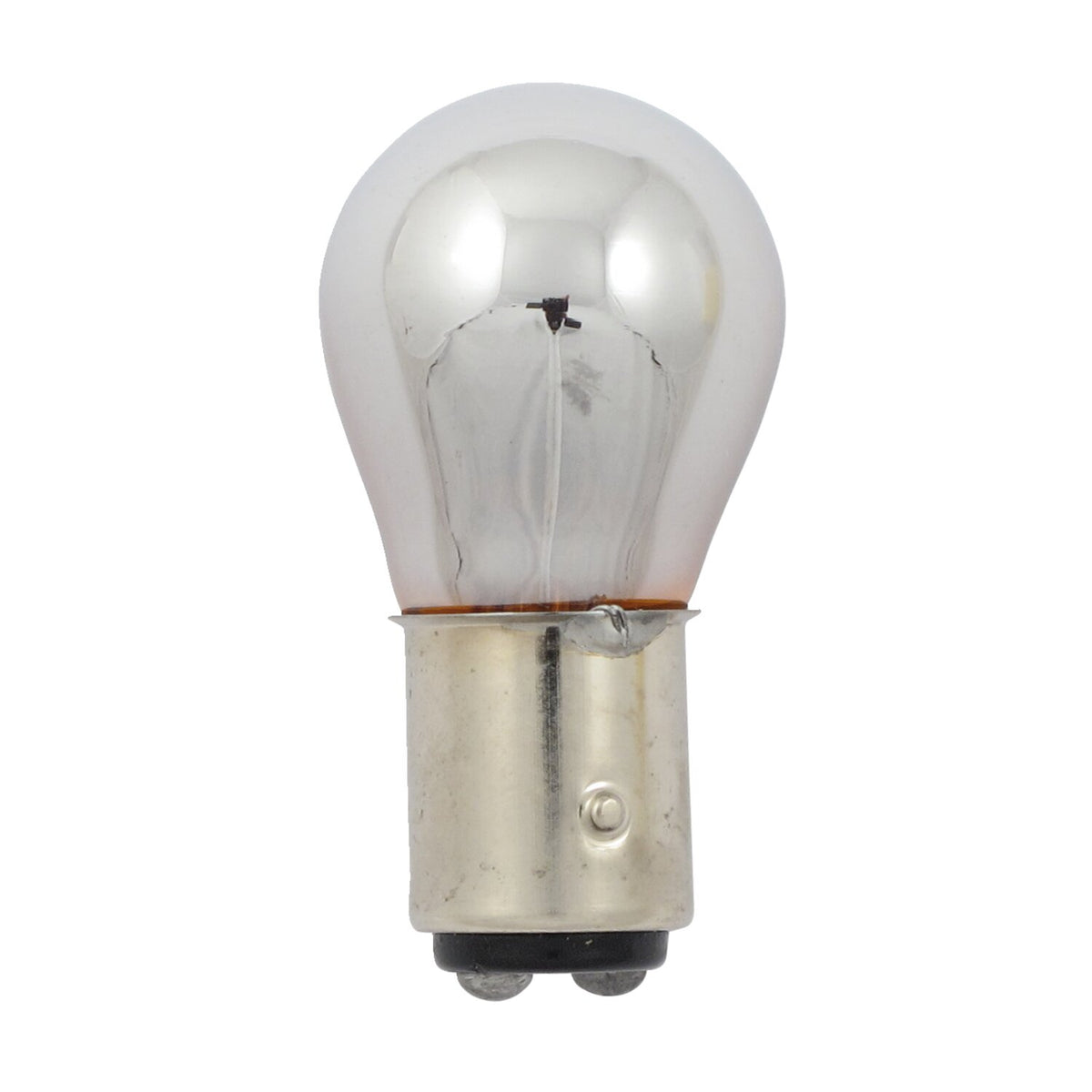 MCS Light bulb #1157 - 12v 21/5w - Amber glass/chrome