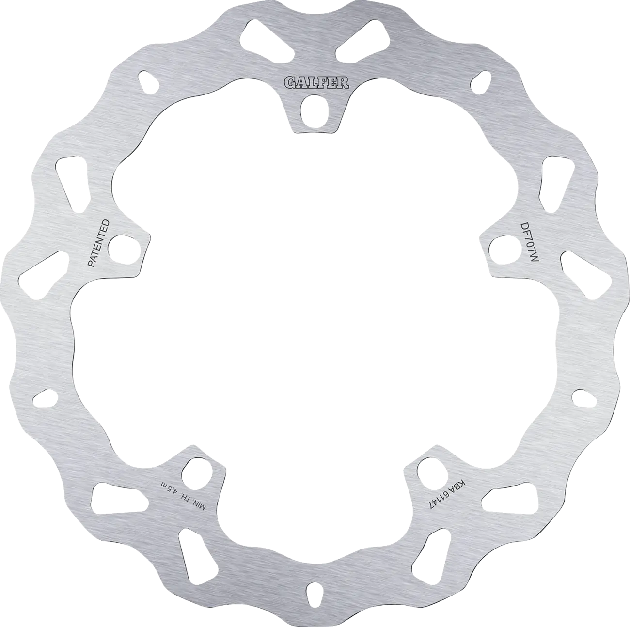 Galfer Brake Rotors For Motorcycle - 320mm Stainless Steel - Front