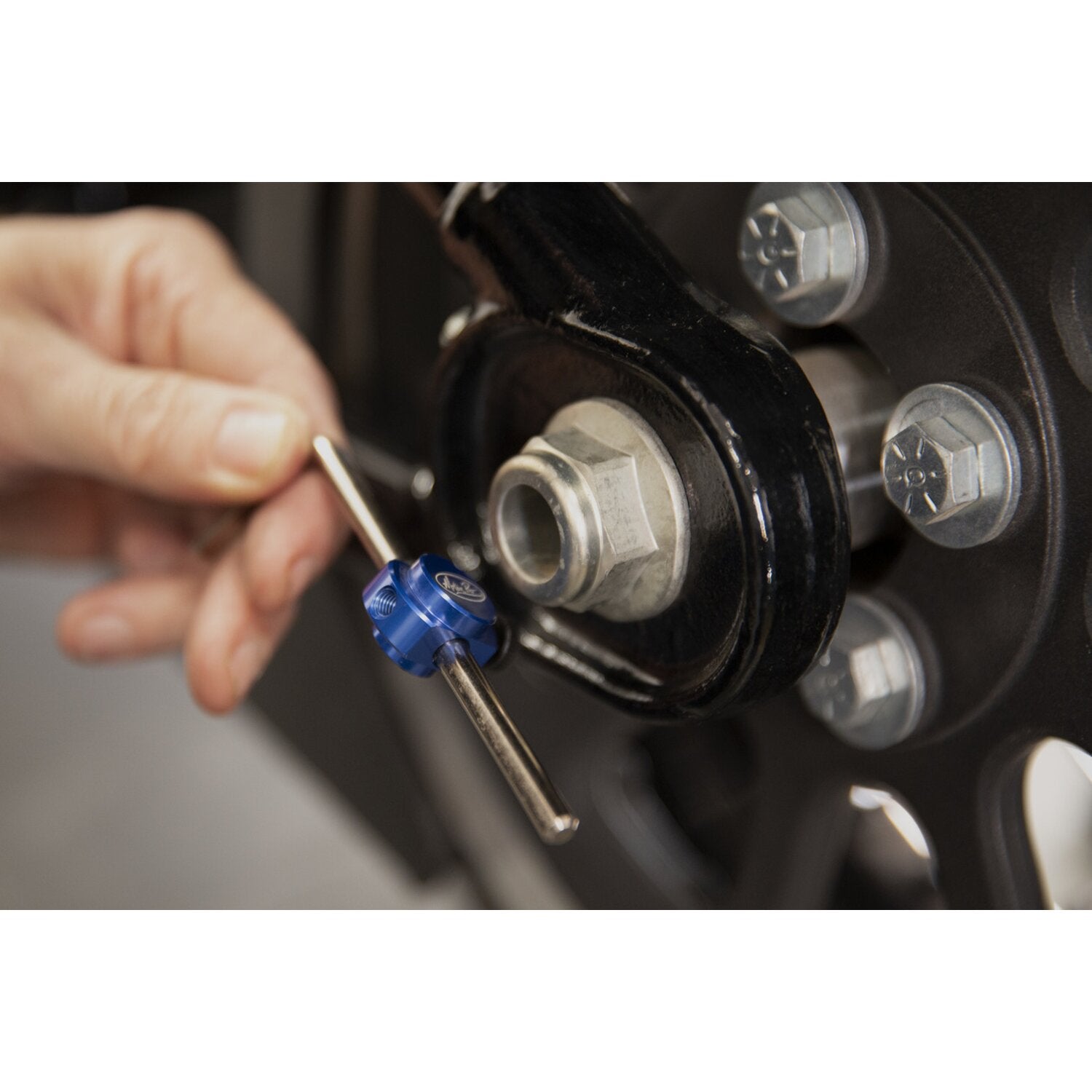 Motion Pro M8 Softail rear wheel alignment tool