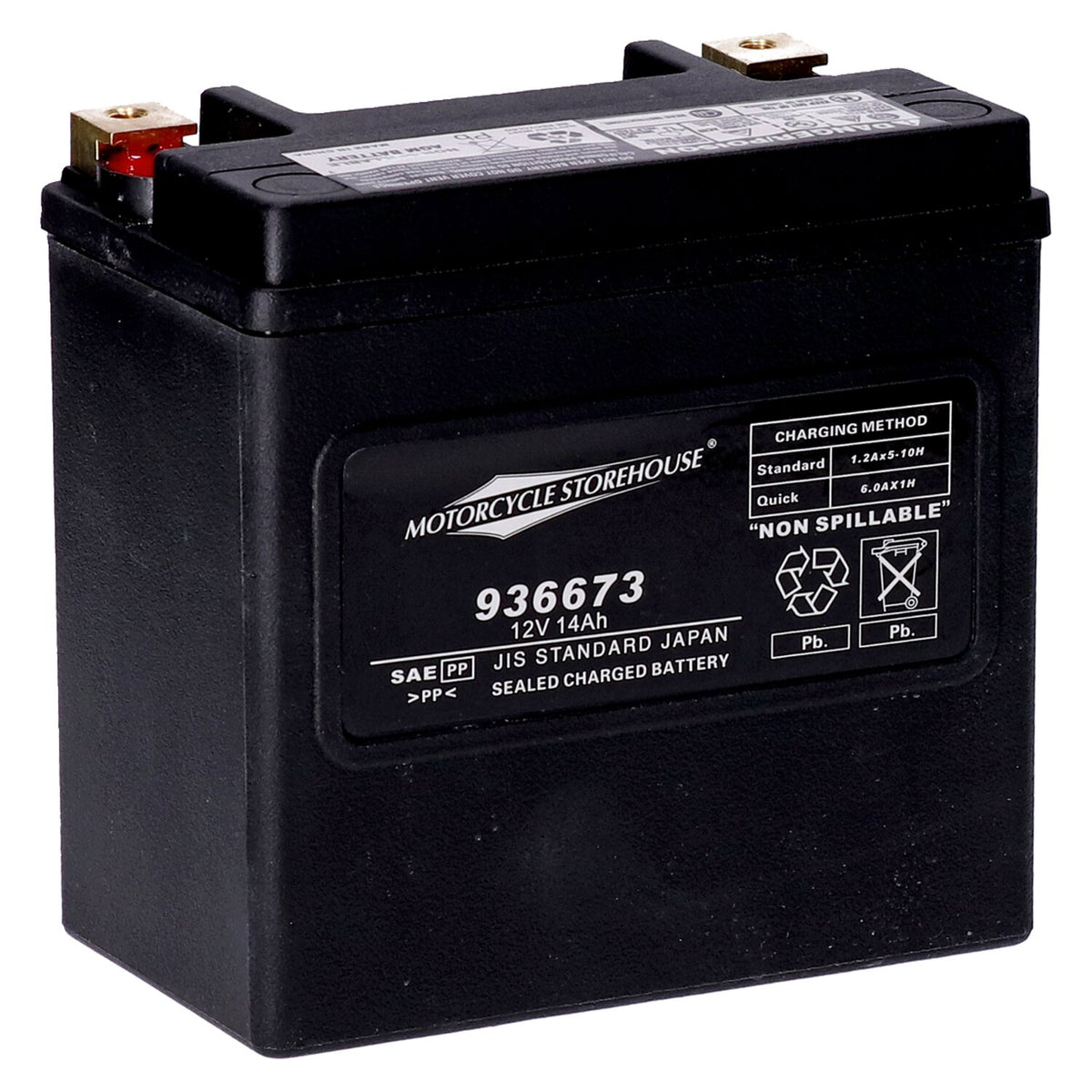 MCS Standard Series - AGM sealed battery - 12V 14Ah - 240CCA