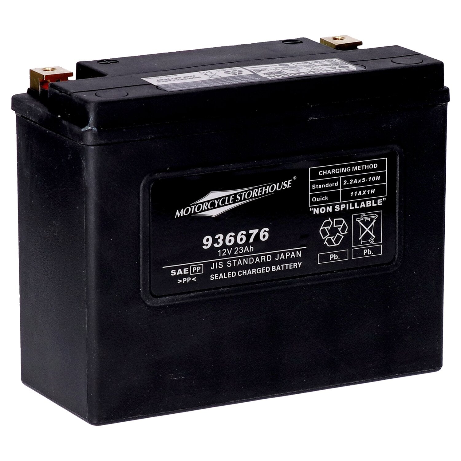 MCS standard series - AGM sealed battery - 12v 23ah - 360cca