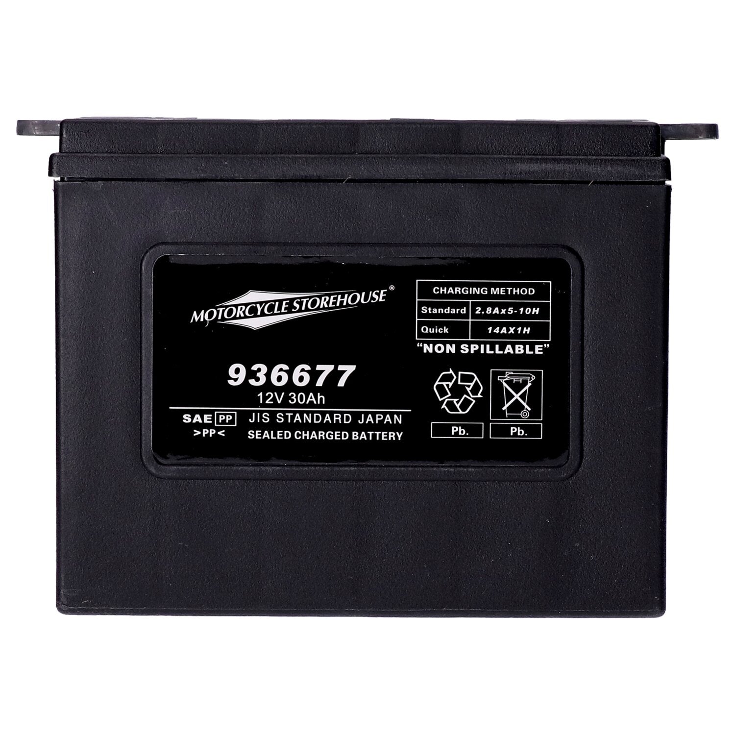 MCS standard series - AGM sealed battery - 12v 30ah - 370cca