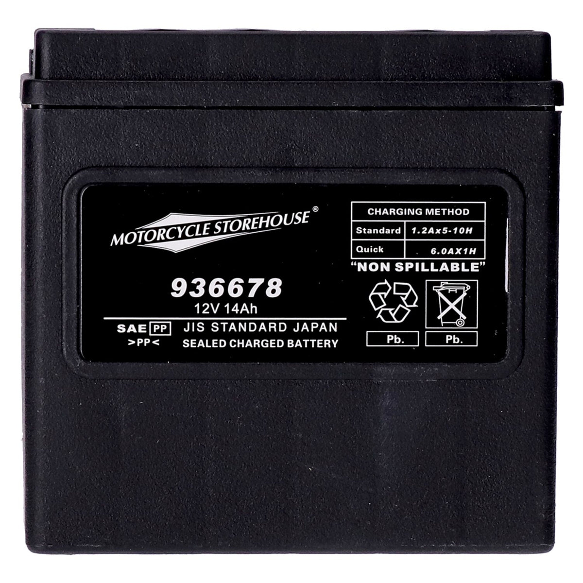 MCS Standard Series - AGM sealed battery - 12v 14ah - 240cca