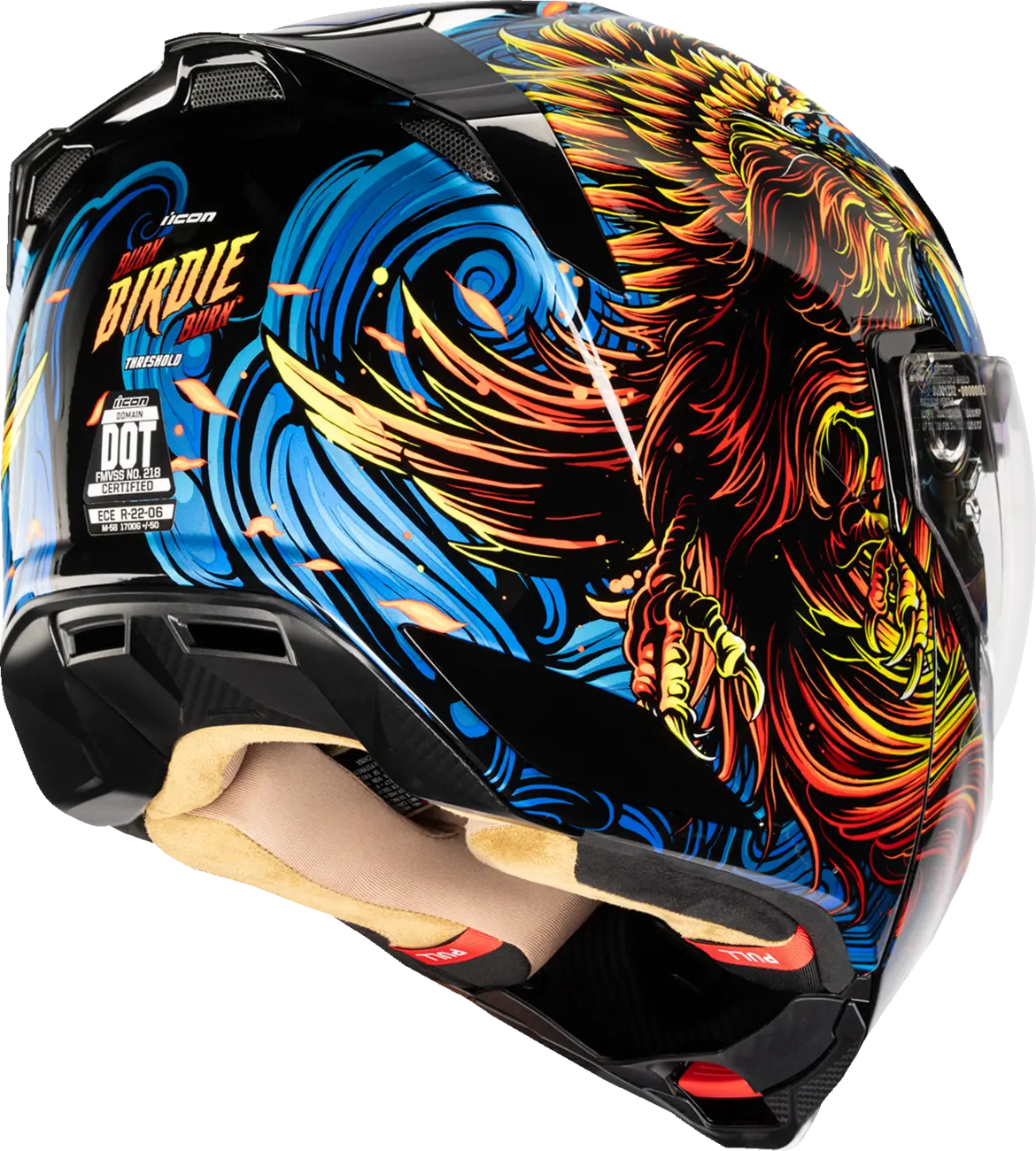 ICON Threshold Burn Birdie Burn Modular Helmet
