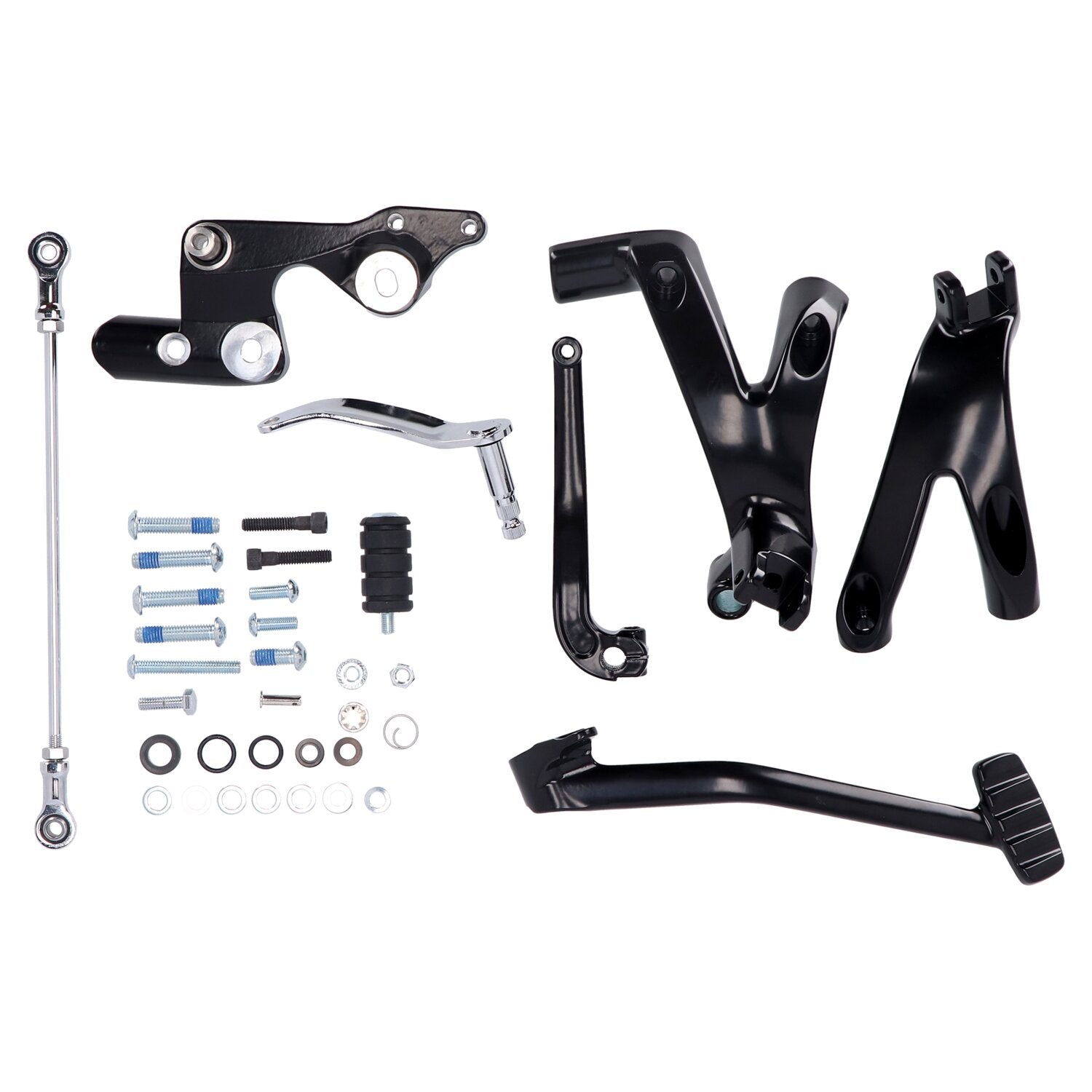 MCS M8 Softail forward control kit - Black