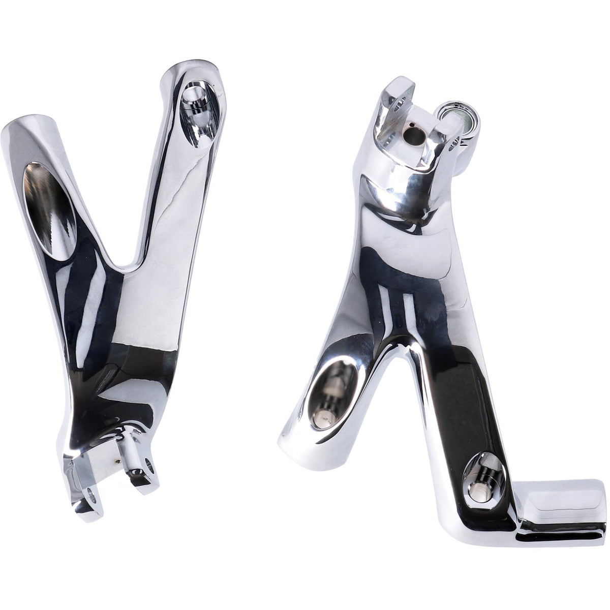 MCS M8 Softail floorboard to foot peg conversion bracket set