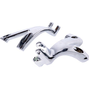 MCS M8 Softail floorboard to foot peg conversion bracket set