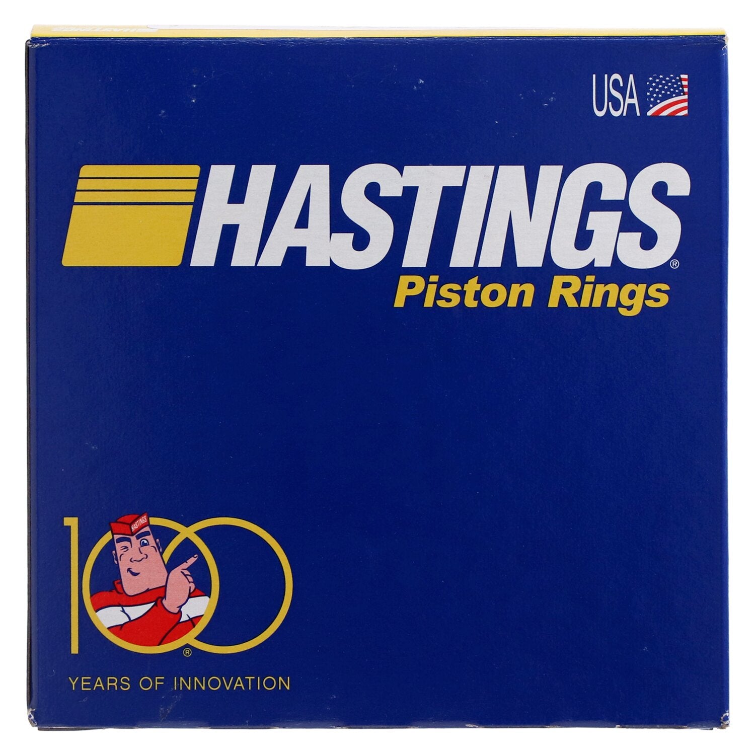 Hastings 107" M8 chrome piston ring set - +.005"