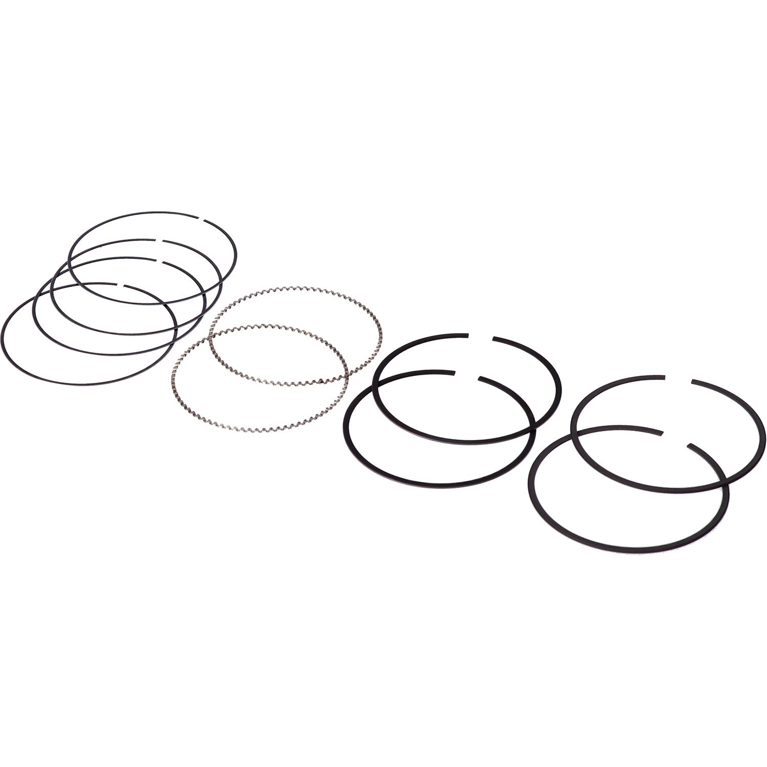 Hastings 114" M8 chrome piston ring set - +.010"