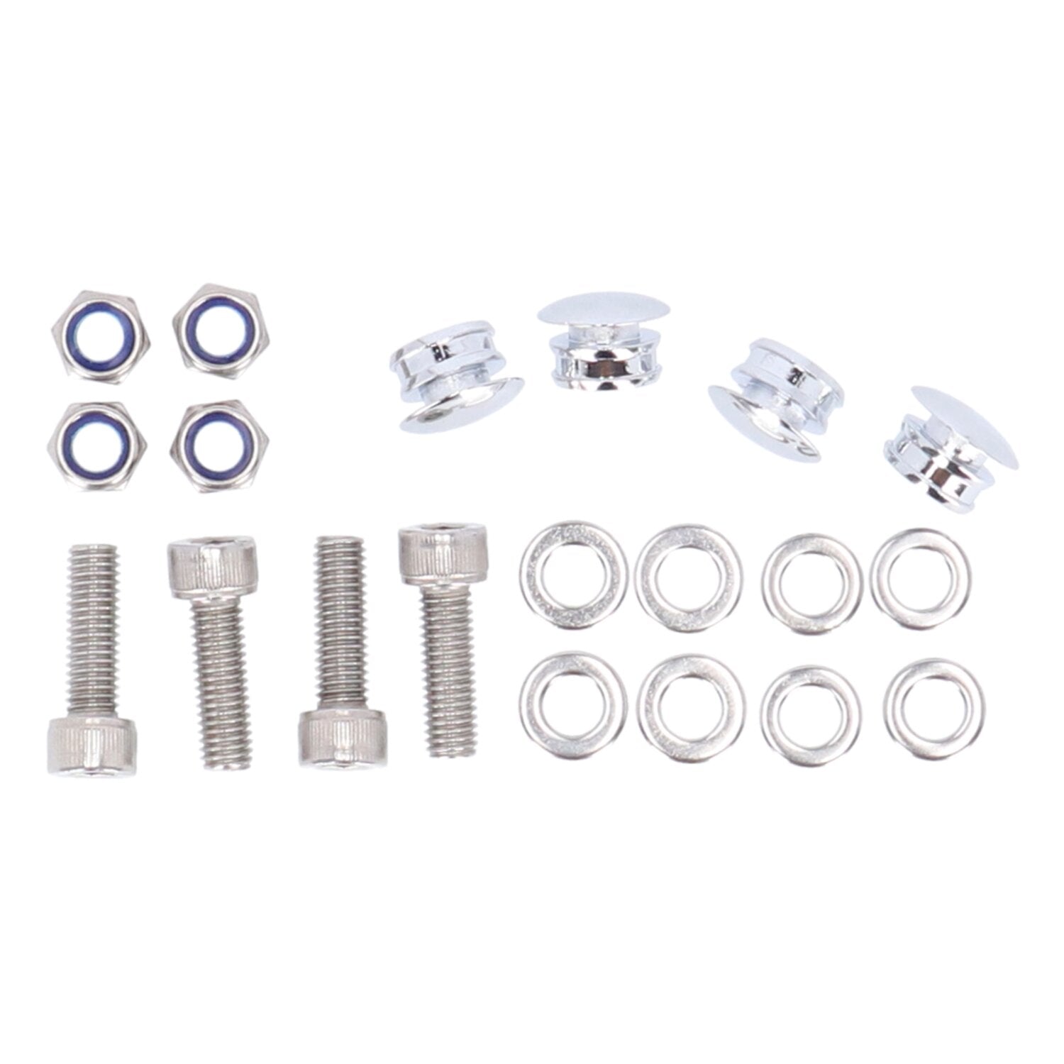 Highway Hawk saddlebag support kit - Chrome