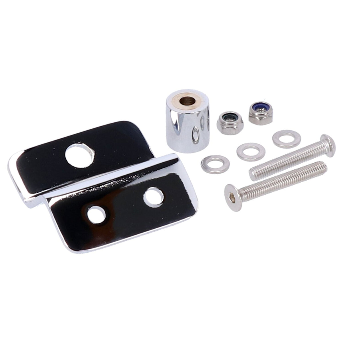 Highway Hawk solo rack Billet - Chrome