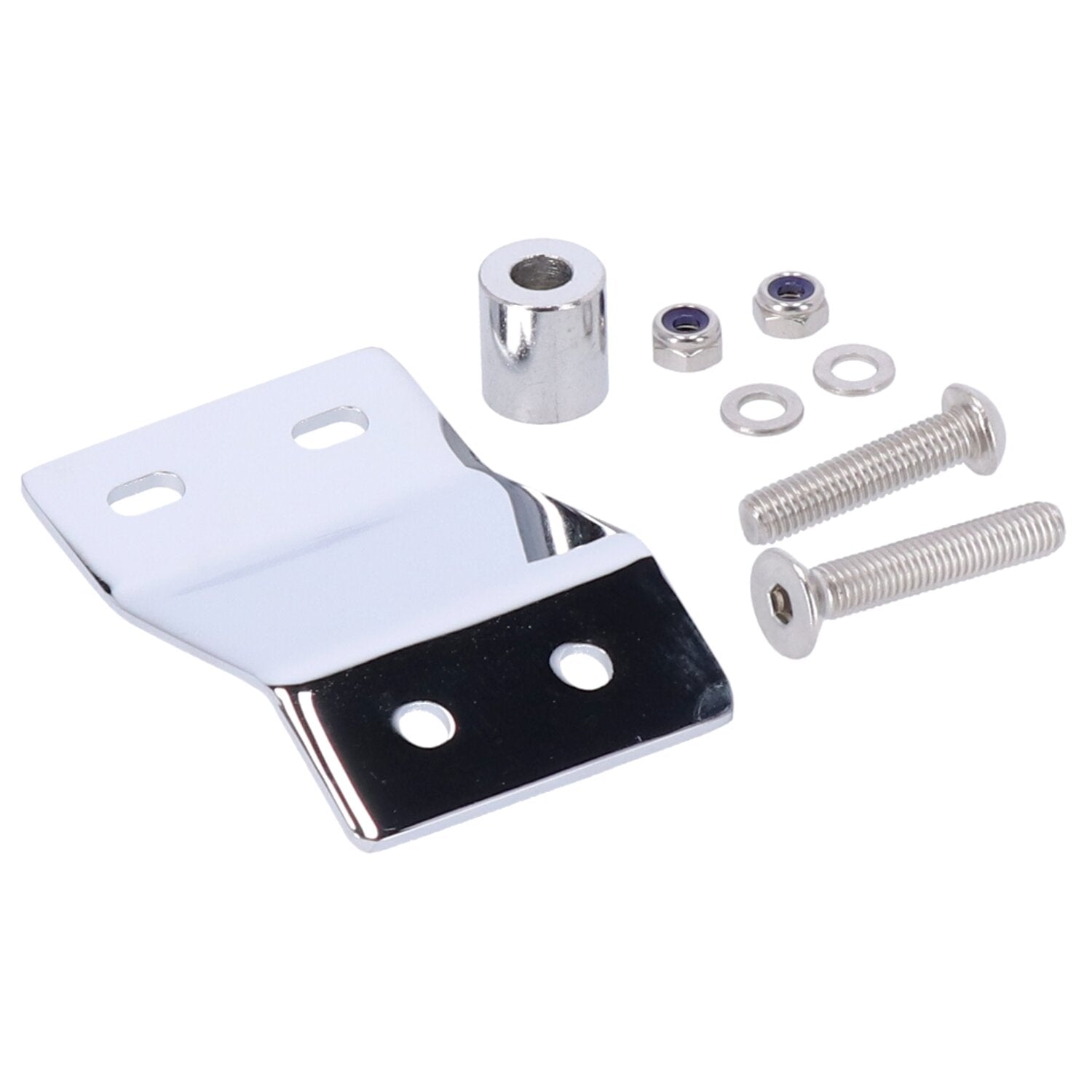 Highway Hawk solo rack Tubular - Chrome